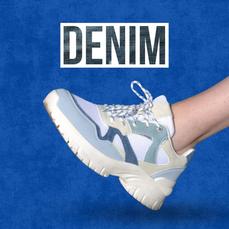 Ik heb leuke nieuwe denim schoenen gescoord bij de…Tada!