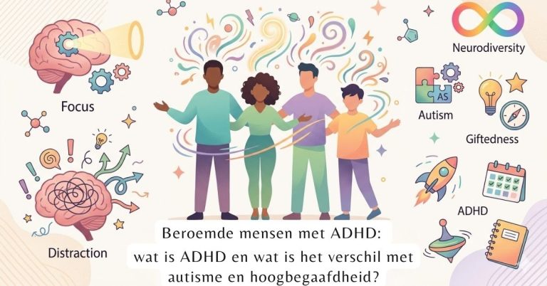 Beroemde mensen met ADHD: wat is ADHD en wat is het verschil met autisme en hoogbegaafdheid?