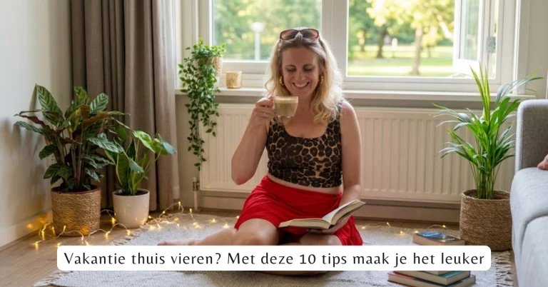Vakantie thuis vieren? Met deze 10 tips maak je het leuker